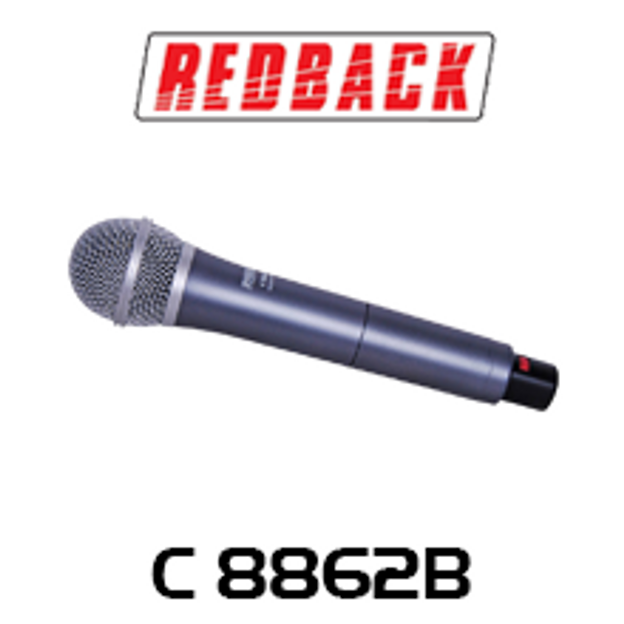 Redback 16 Ch Wireless Electret UHF Mic 520-550MHz Handheld to Suit C8860B