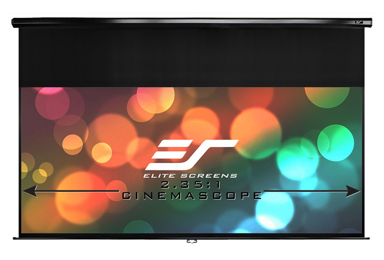 Elite Screens MaxWhite Manual Pull-Down Projection Screen (71 - 170")