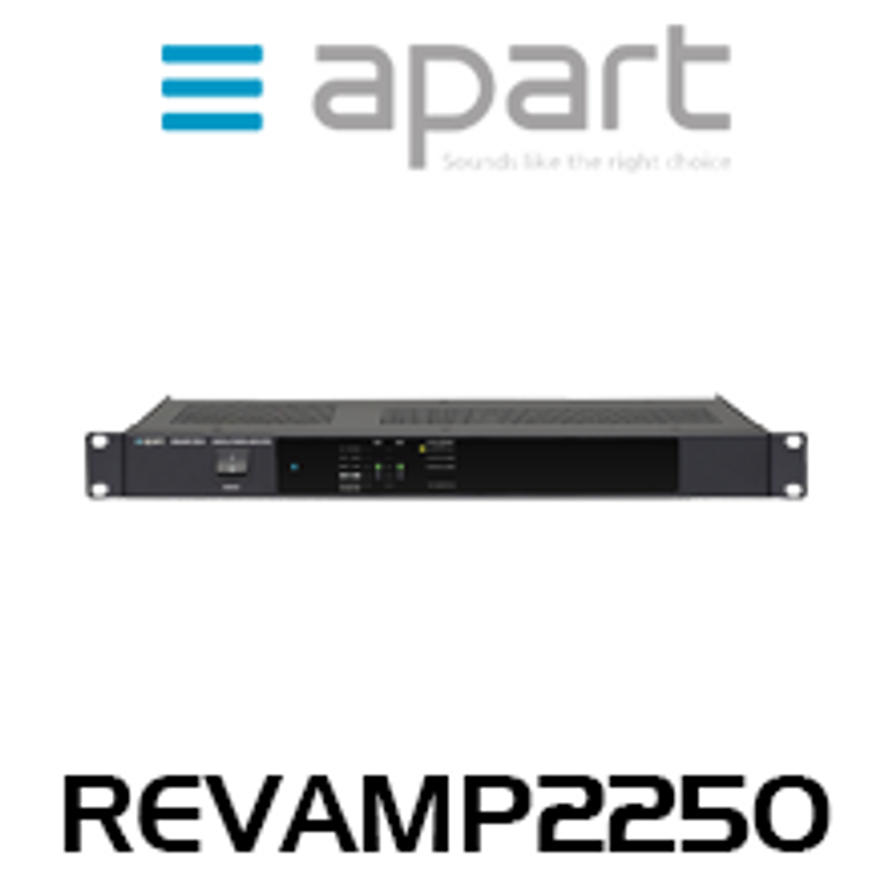 Apart REVAMP2250 2-Channel 250W Bridgeable Digital Power Amplifier