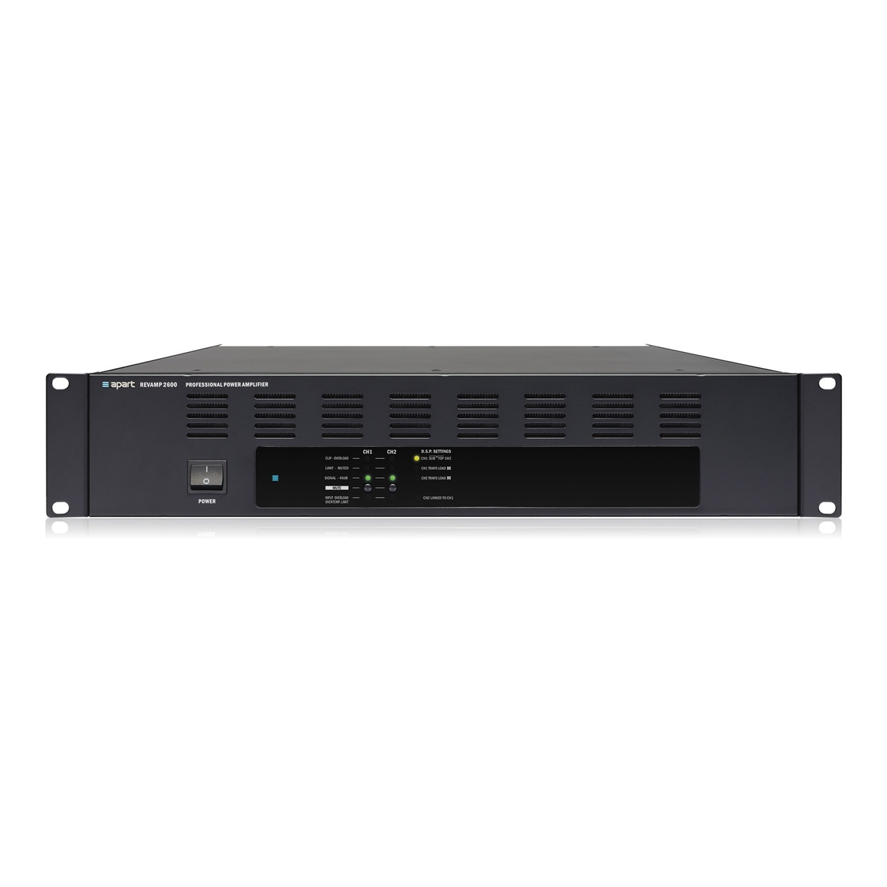 Apart REVAMP2600 2-Channel 600W Bridgeable Power Amplifier