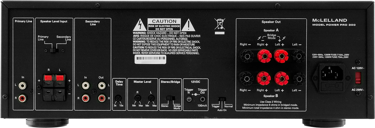 McLelland POWER PRO 300 150W Stereo Power Amplifier