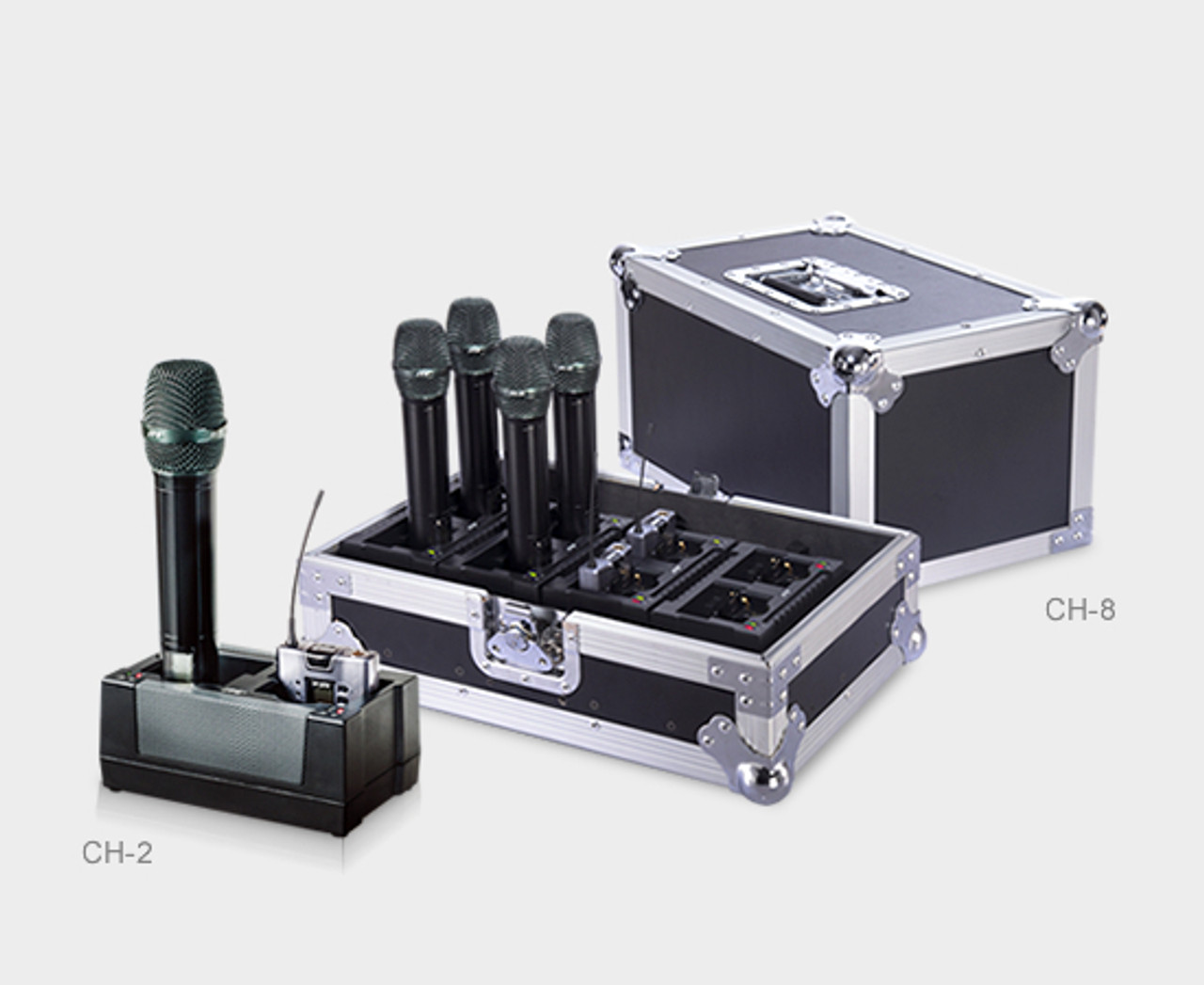 JTS UF-20R 2-CH UHF Wideband Wireless Microphone System (624-694Mhz)
