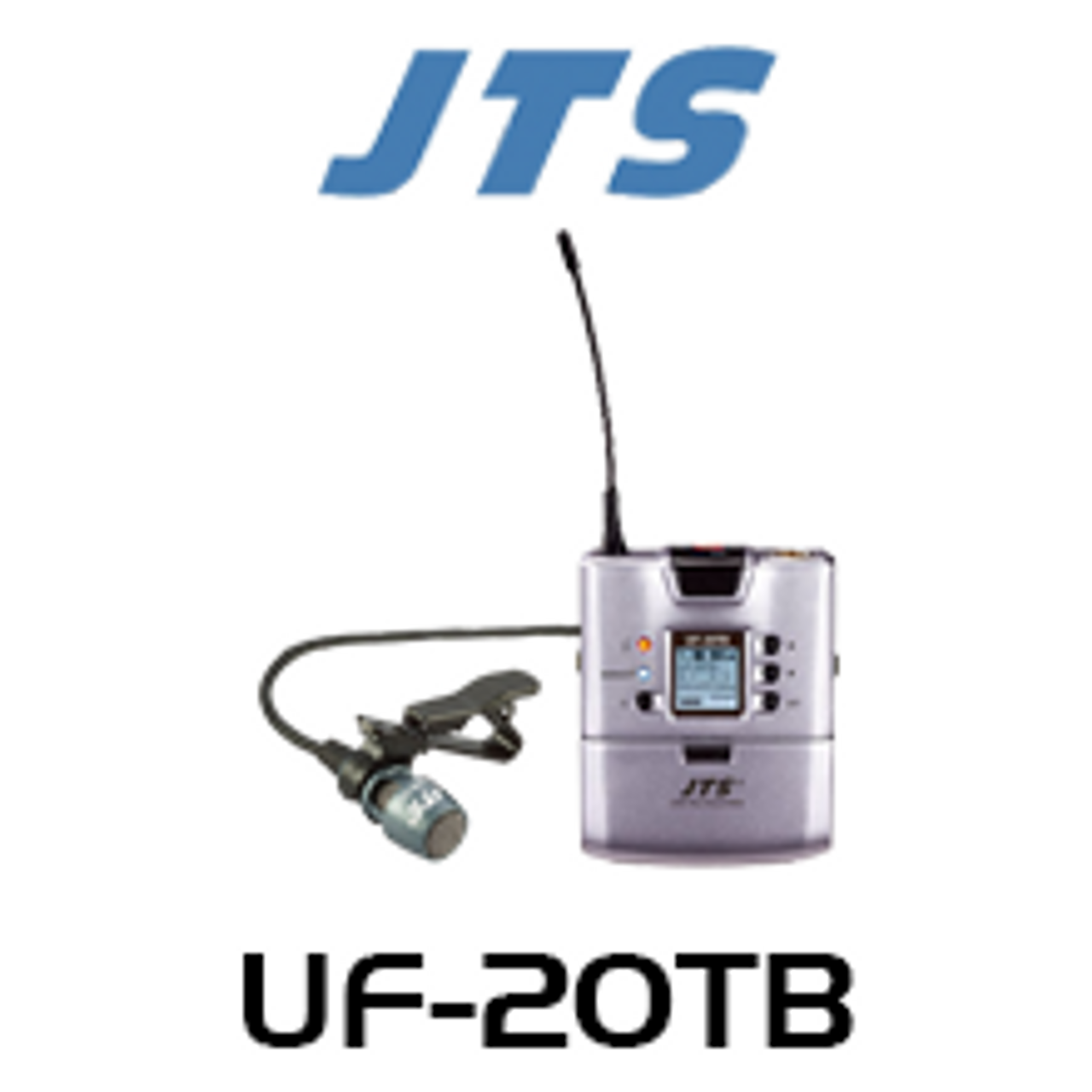 JTS UF-20TB UHF Beltpack Transmitter With Lapel Mic (624-694Mhz)