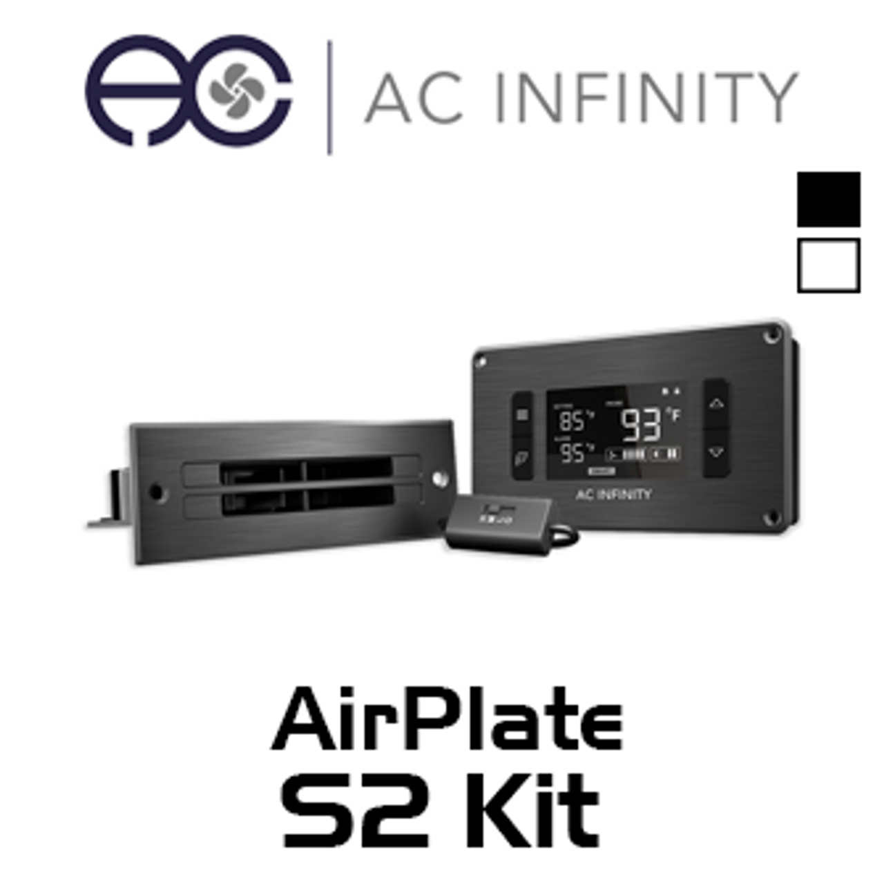 Ac Infinity Aps2bkit 80mm Av Cabinet Quiet Cooling Blower Kit Av