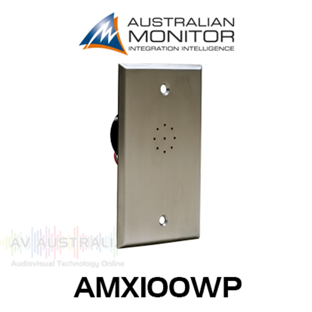 Australian Monitor AMX100WP Audio Surveillance Wall Mount Microphone