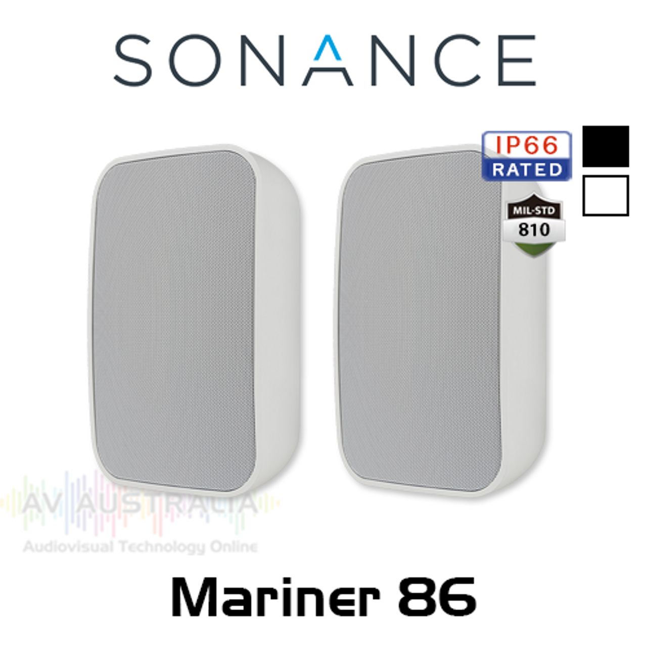 Sonance Mariner 86 8" All-Weather Outdoor Speakers (Pair)