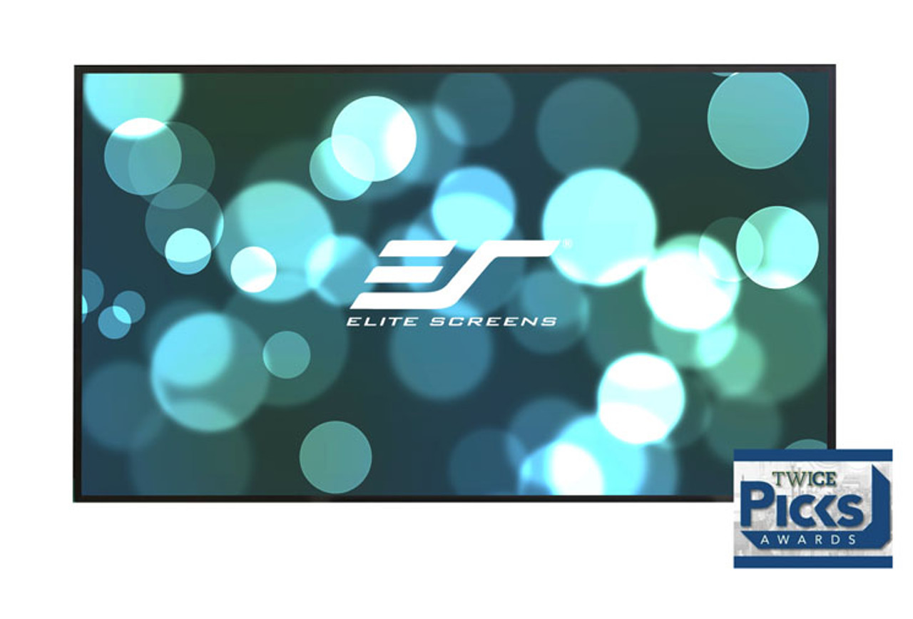 Elite Screens Aeon CineWhite 4K Edge Free 16:9 Fixed Frame Projection Screens (100-135")