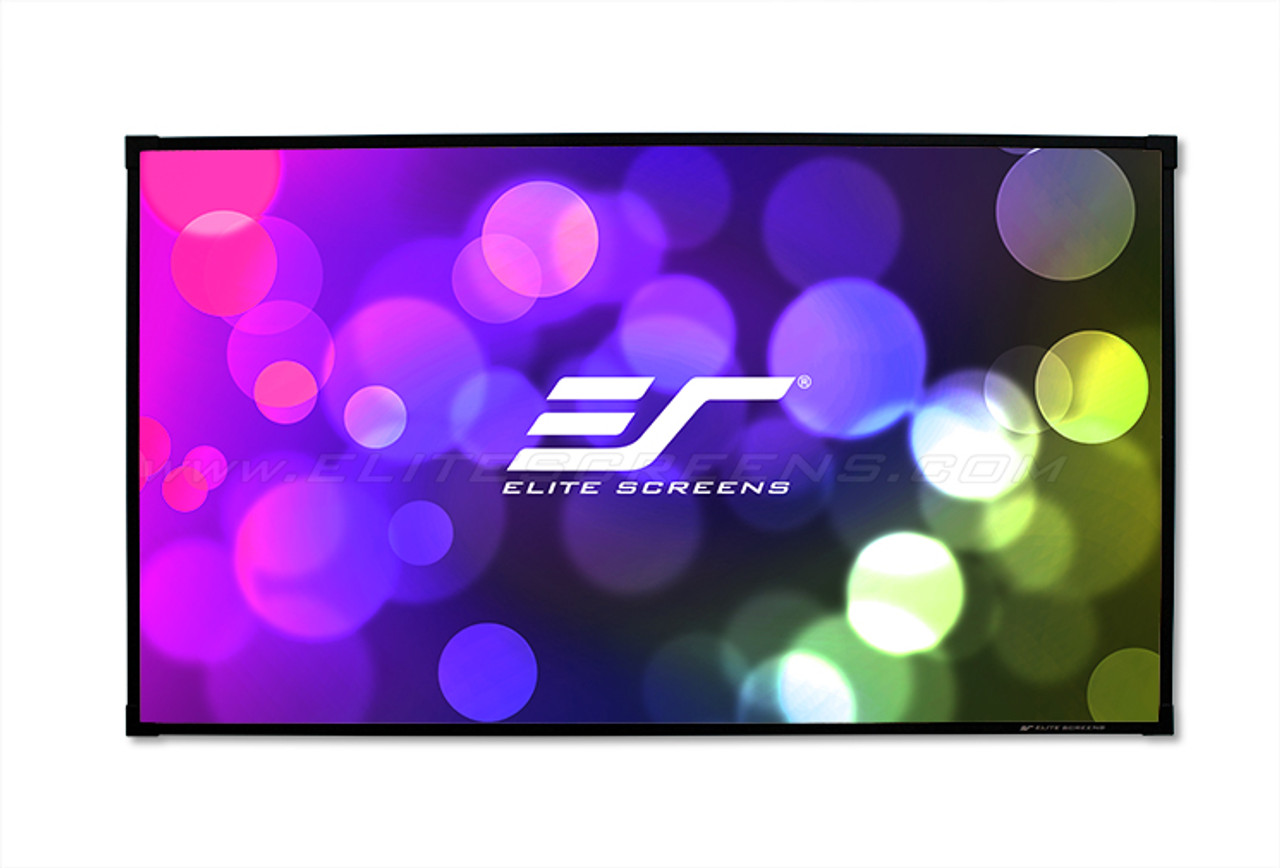 Elite Screens Aeon CineGrey 3D 4K Edge Free 16:9 Fixed Frame Projection Screens (100-150")