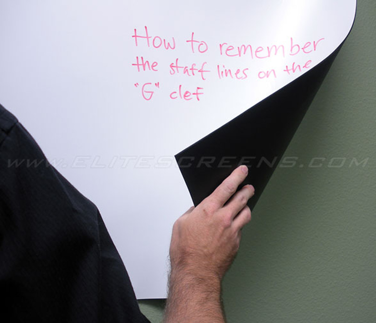 Elite Screens Insta-DE Dry-Erase Soft Pad WhiteBoard Projection Screens (63-129")