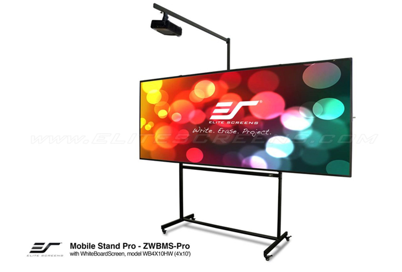 Elite Screens ZWBMS-Pro Universal Mobile Stand For WhiteBoardScreen Projection Screens