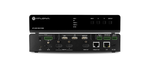 Atlona 4K UHD 5-Input Universal Switcher with Wireless Presentation Link