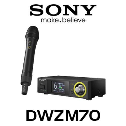 Sony DWZM70 Digital Wireless Microphone System with Handheld Transmitter