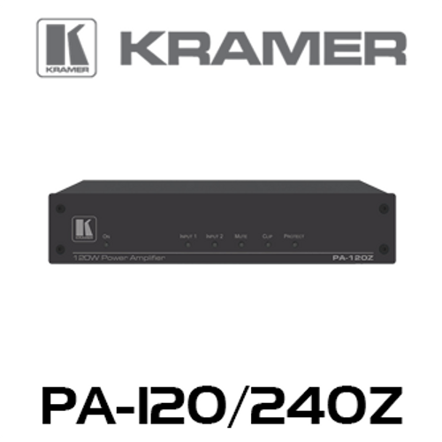 Kramer 120W / 240W 70V/100V Stereo Audio Power Amplifier