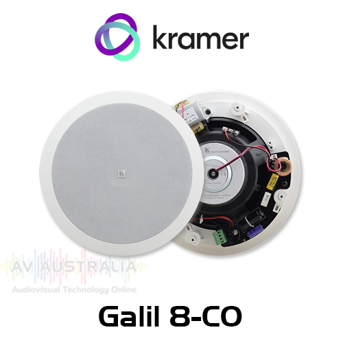 Kramer Galil 8-CO 8" 70/100V Coaxial In-Ceiling Speakers (Pair)