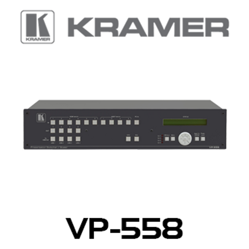 Kramer VP-558 11x4 Boardroom Presentation Matrix Switcher / Scaler