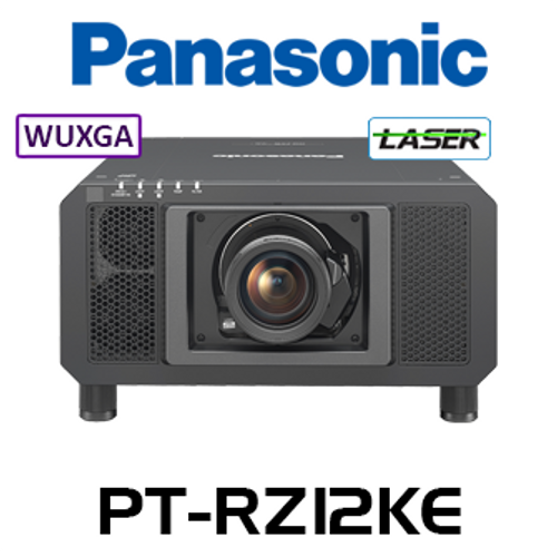 Panasonic PT-RZ12KE WUXGA 12,000 Lumen Digital Link 3-Chip DLP Laser Projector