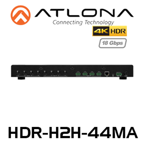 Atlona 4×4 4K UHD HDR HDMI Matrix Switcher