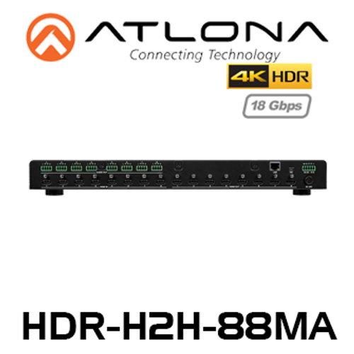 Atlona 8×8 4K UHD HDR HDMI Matrix Switcher