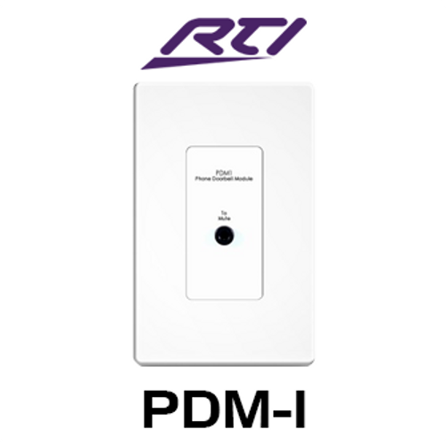 RTI PDM-1 Phone/Doorbell Mute Wallplate for AD-4x/8x/16x