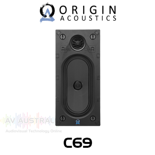 Origin Acoustics Composer C69 4x8" Kevlar Slim Profile In-Wall Speaker (Each)