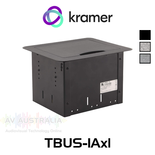 Kramer TBUS-1AXL Tilt-Up Lid Tabletop Mount Modular - 6 Inner Frame / 1 Power Frame