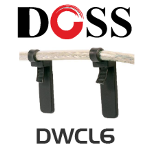Doss 6Pk Wire Clip Cable Organiser