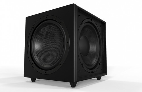 OSD Black TreVoce12 12" 800W Dynamic Powered Subwoofer With Dual Passive Radiator