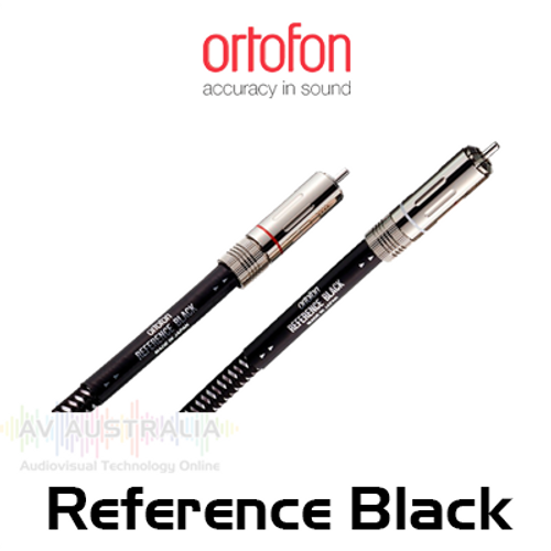 Ortofon Hi-Fi Reference Black Interconnect Cable (1m)