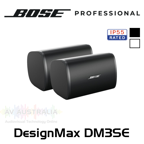 Bose Pro DesignMax DM3SE 3.25" IP55 8 ohm 70/100V Surface Mount Loudspeakers (Pair)