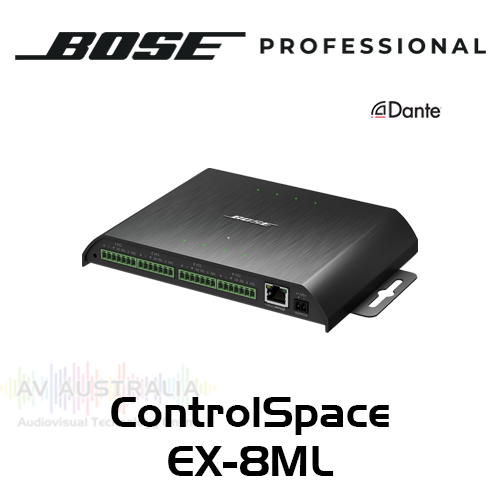 Bose Pro ControlSpace EX-8ML 8-Ch Mic/GPIO Dante Endpoint