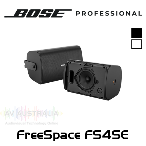 Bose Pro FreeSpace FS4SE 4.5" 8 ohm 70/100V Surface Mount Loudspeakers (Pair)