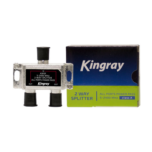 Kingray 2/3/4/6/8-Way F-Type Passive Splitter