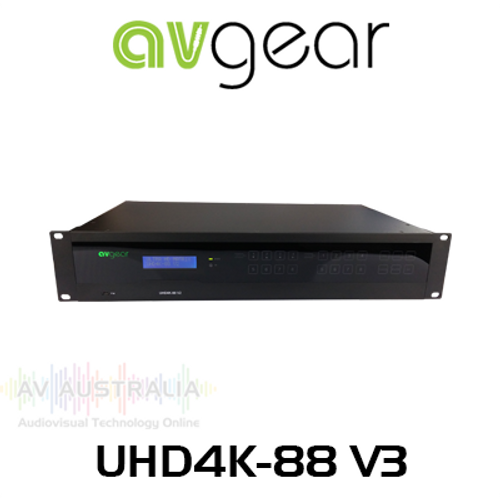 AVGear UHD4K-88 V3 4K 8x8 HDMI 2.0 Matrix Switcher with GUI