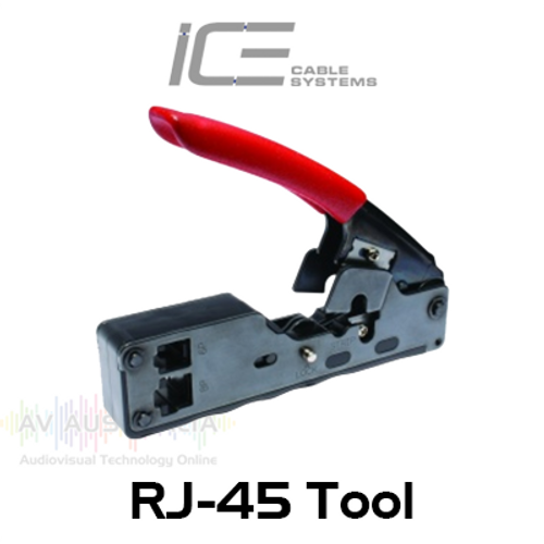 ICE Crimp Tool for RJ-12 and RJ-45 Plugs