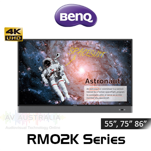 BenQ RM02K Series 4K UHD Educational Interactive Touch Flat Display (55", 75", 86")