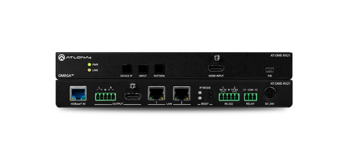 Atlona Omega 4K HDMI Over HDBaseT Receiver w/ Scaler, Ethernet & RS232 (100m)