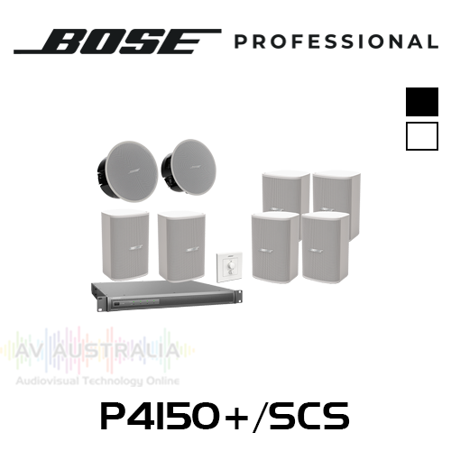 Bose Pro P4150+ 3 Zone Small Cafe/Bar Surface Mount Package