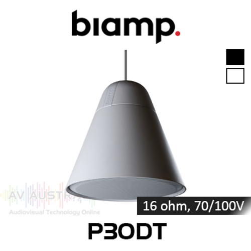 Biamp P30DT 4.25" 16 ohm 70/100V Pendant Loudspeaker (Each)