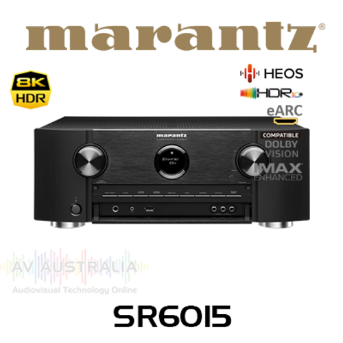 Marantz SR6015 9.2 8K IMAX Enhanced AV Receiver with 3D Sound & HEOS Built-In