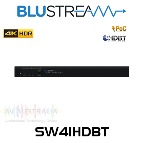 BluStream SW41HDBT 4x1 4K UHD HDMI / HDBaseT Switch (40m)