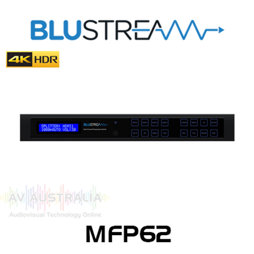 BluStream MFP62 6 Input 2 Output Multi-Format Presentation Switch