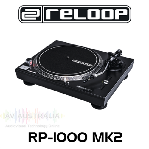 Reloop RP-1000 MK2 Belt Drive DJ Turntable