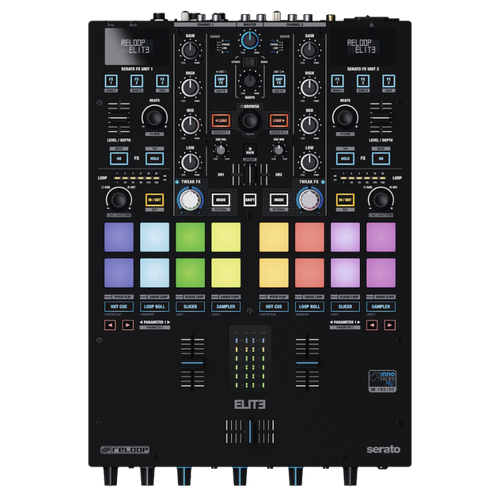 Reloop ELITE 2-Ch High Performance DVS Battle DJ Mixer for Serato