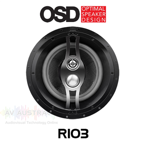 OSD Black R103 10" Reference 3-Way In-Ceiling LCR Speaker (Each)