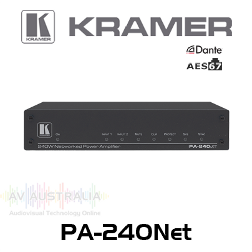 Kramer 240W Networked Power Amplifier