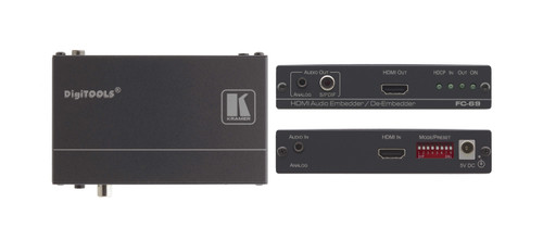 Kramer FC-46H2 4K HDR 4:4:4 HDMI Audio De-Embedder | AV Australia