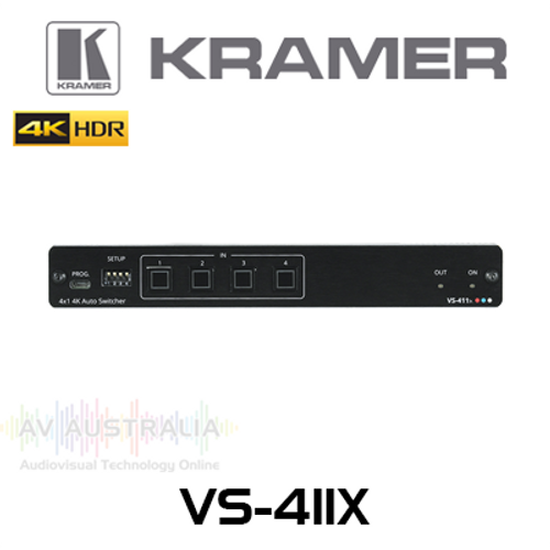 Kramer VS-411X 4x1 4K60 HDR 4:4:4 HDMI Auto Switcher