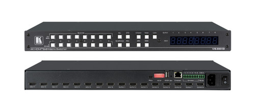 Kramer VS-88H2 8x8 4K60 HDR 4:4:4 HDMI Matrix Switcher with Digital Audio Routing