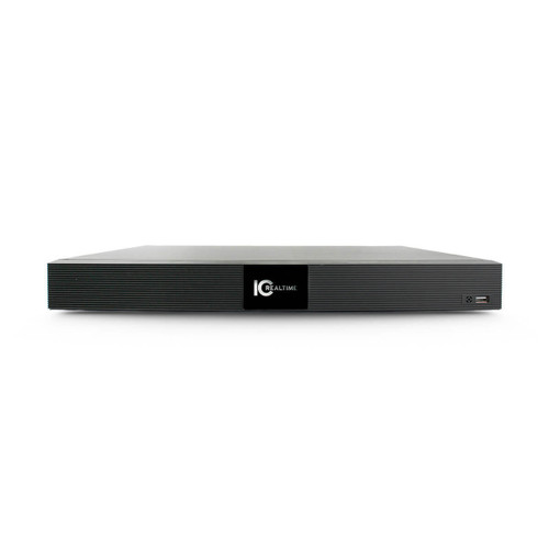 IC Realtime 4K 16-Ch PoE 8MP 2-Bay H.265+ 1U NVR