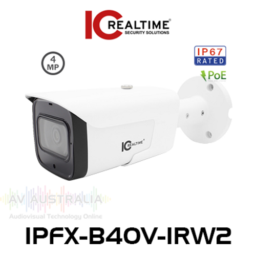 IC Realtime 4MP 2.7-13.5mm Varifocal Outdoor PoE Bullet Network Camera